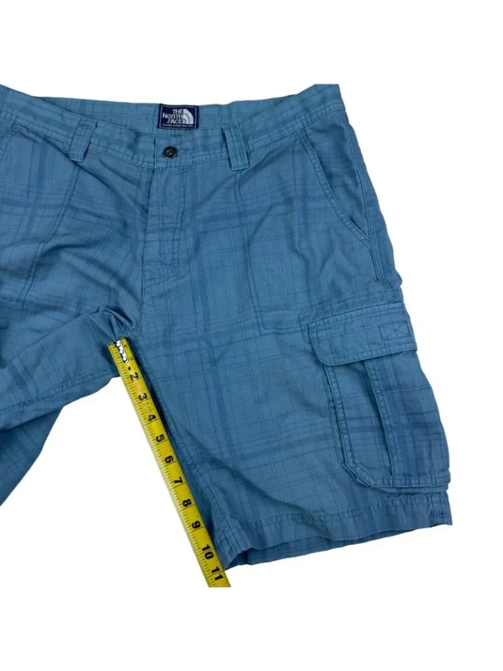 The North Face Men's 100% Nylon Cargo Rip Stop Shorts blue • Size 36